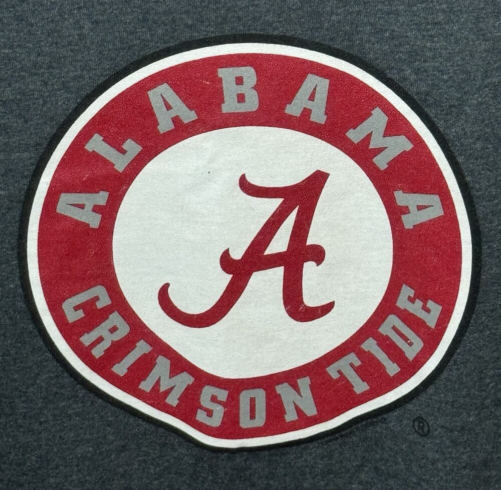 Gildan Alabama Crimson Tide Gray T-shirt NCAA Large